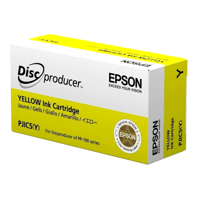 OEM Epson PJIC5 C13S020451 Yellow Ink Cartridge