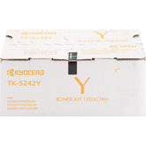 OEM Genuine Kyocera TK-5242Y Toner Cartridge - Yellow - 3,000 Pages
