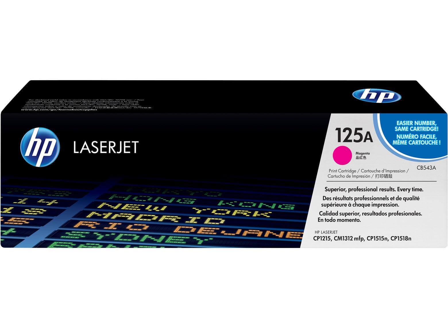 OEM HP 125A CB543A Toner Cartridge Magenta 1.4K - TonerParts