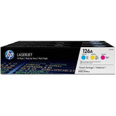 OEM HP 126A CF341A Toner Cartridges CYM 3 Pack