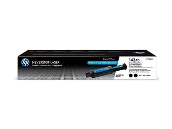 OEM HP 143AD W1143AD Toner Reload Kit Black 2.5 2 Pack - TonerParts