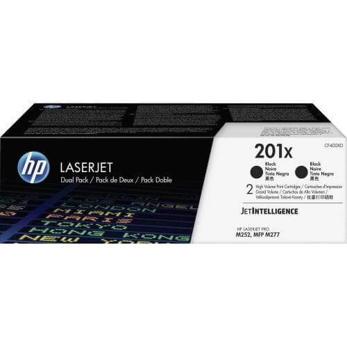 OEM HP 201X CF400XD Toner Cartridge Black 2.8K 2 Pack - TonerParts
