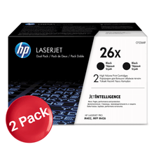 OEM HP 26X CF226XD Toner Cartridges Black 9K 2 Pack