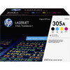 OEM HP 305A CE305AQ1 Toner Cartridge Black 1.52K CYM 1.8K Colors 4 Pack