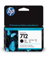 OEM HP 3ED71A 712 Ink Cartridge Black 80ml