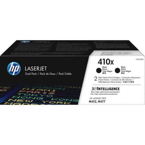 OEM HP 410X CF410XD Toner Cartridges Black 6.5K 2 Pack - TonerParts