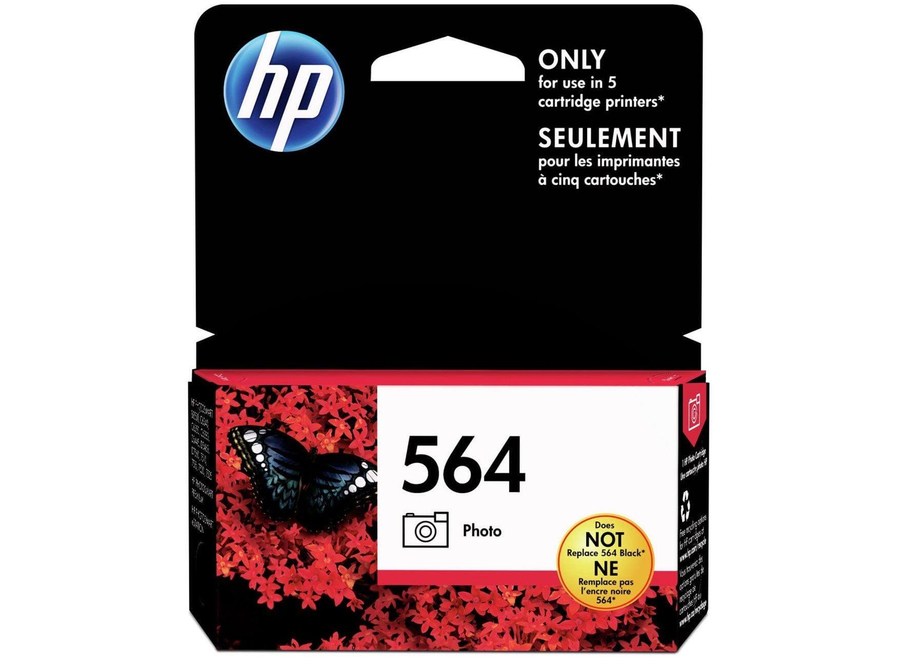 OEM HP 564 CB317WN Ink Cartridge Photo Black 130 Pages - TonerParts