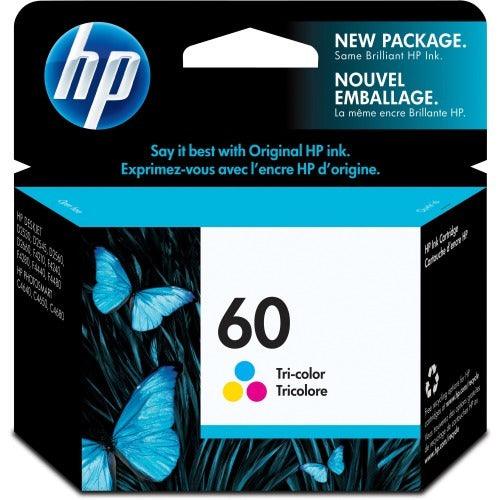 OEM HP 60 CC643WN Ink Cartridge Tri-Color CYM 165 Pages - TonerParts