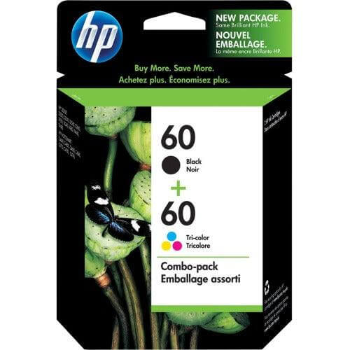OEM HP 60 N9H63FN Ink Cartridges Black Tri-Color Combo Pack - TonerParts