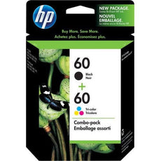 OEM HP 60 N9H63FN Ink Cartridges Black Tri-Color Combo Pack