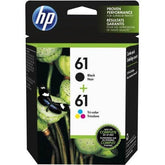 OEM HP 61 CR259FN Ink Cartridge BCYM Inkjet 2 Pack