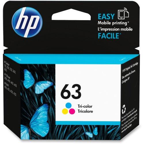 OEM HP 63 F6U61AN Ink Cartridge Tri Color 165 Pages - TonerParts