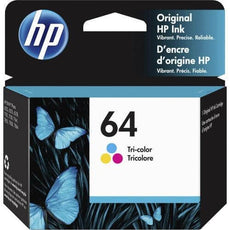 OEM HP 64 N9J89AN Ink Cartridge Tri-Color 165 Pages