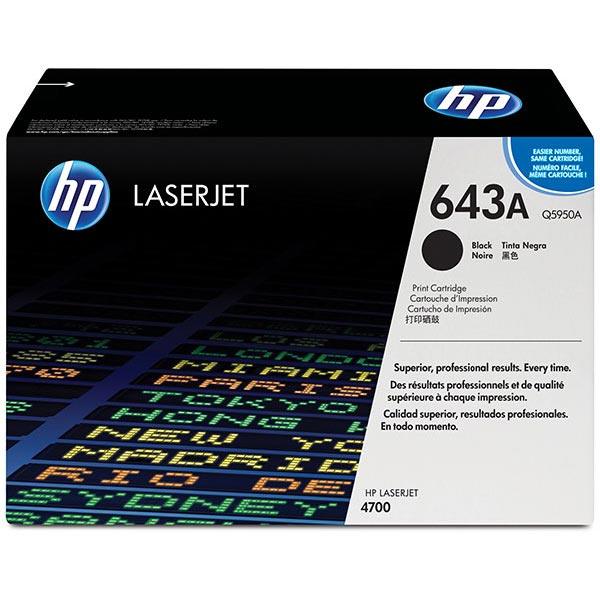 OEM HP 643A Q5950A LaserJet Toner Cartridge Black 11K - TonerParts