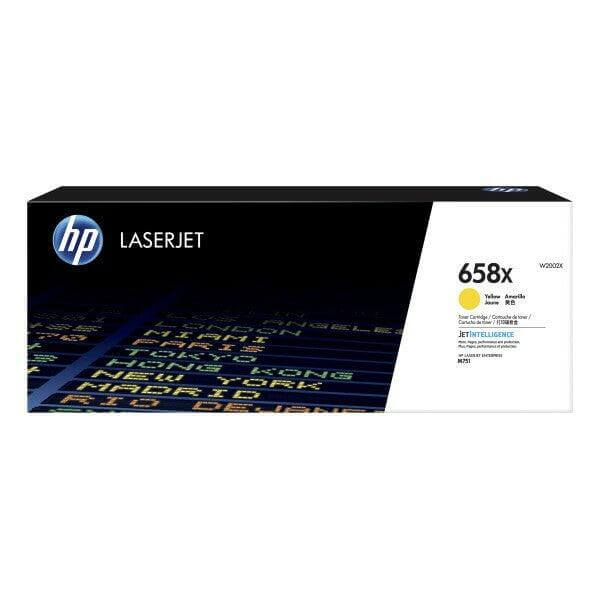 OEM HP 658X W2002X Toner Cartridge Yellow 28K - TonerParts