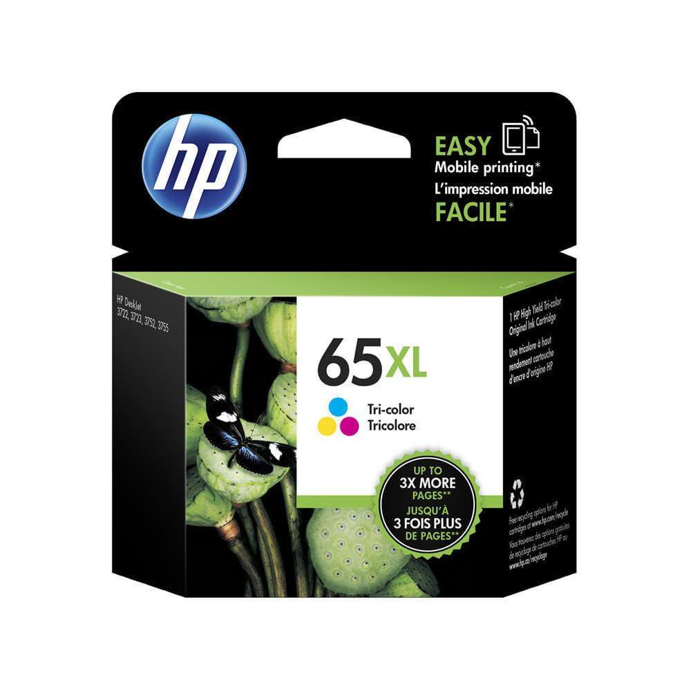 OEM HP 65XL N9K03AN Ink Cartridge Tri-Color 300 Pages - TonerParts
