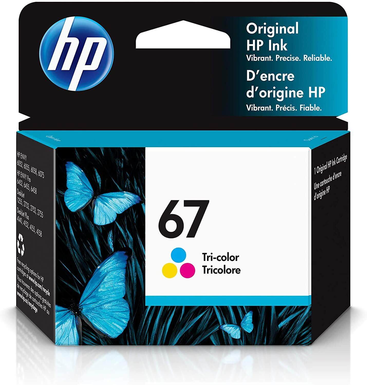 OEM HP 67, 3YM55AN Ink Cartridge Tri-Color - 100 pages - TonerParts