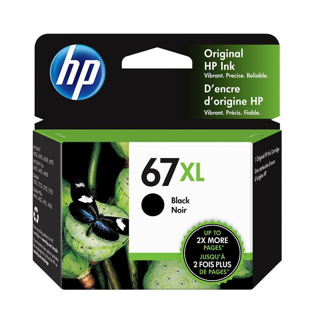 OEM HP 67XL, 3YM57AN Ink Cartridge High Capacity Black - 240 Pages - TonerParts