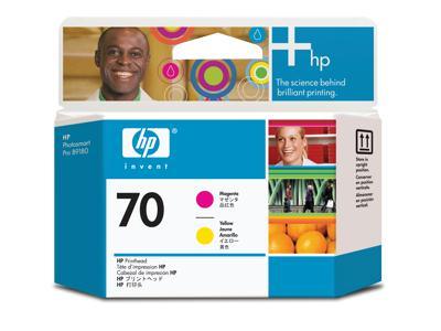 OEM HP 70 C9406A DesignJet Printhead Magenta and Yellow - TonerParts