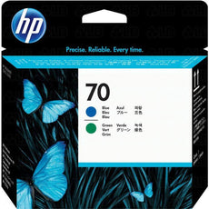 OEM HP 70 C9408A DesignJet Printhead Blue and Green