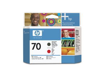 OEM HP 70 C9409A DesignJet Printhead Matte Black and Red - TonerParts