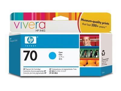 OEM HP 70 C9452A DesignJet Ink Cartridge Cyan 130ml - TonerParts