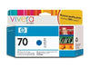 OEM HP 70 C9458A DesignJet Ink Cartridge Blue 130ml