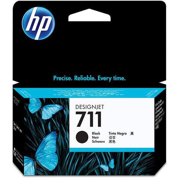 OEM HP 711 CZ129A DesignJet Ink Cartridge Black 38ml - TonerParts