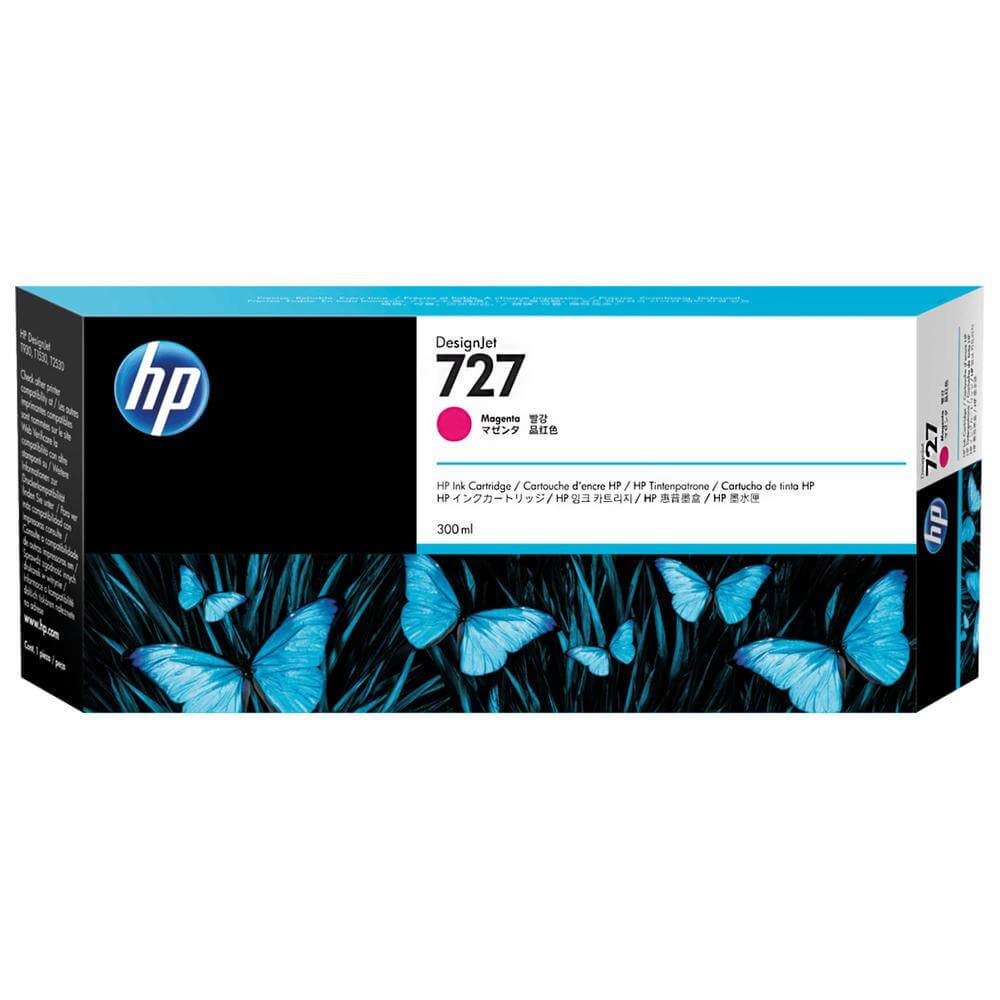 OEM HP 727 F9J77A DesignJet Ink Cartridge Magenta 300ml - TonerParts