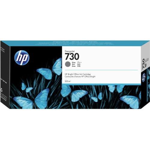 OEM HP 730 P2V72A Inkjet Ink Cartridge Gray 300ml - TonerParts