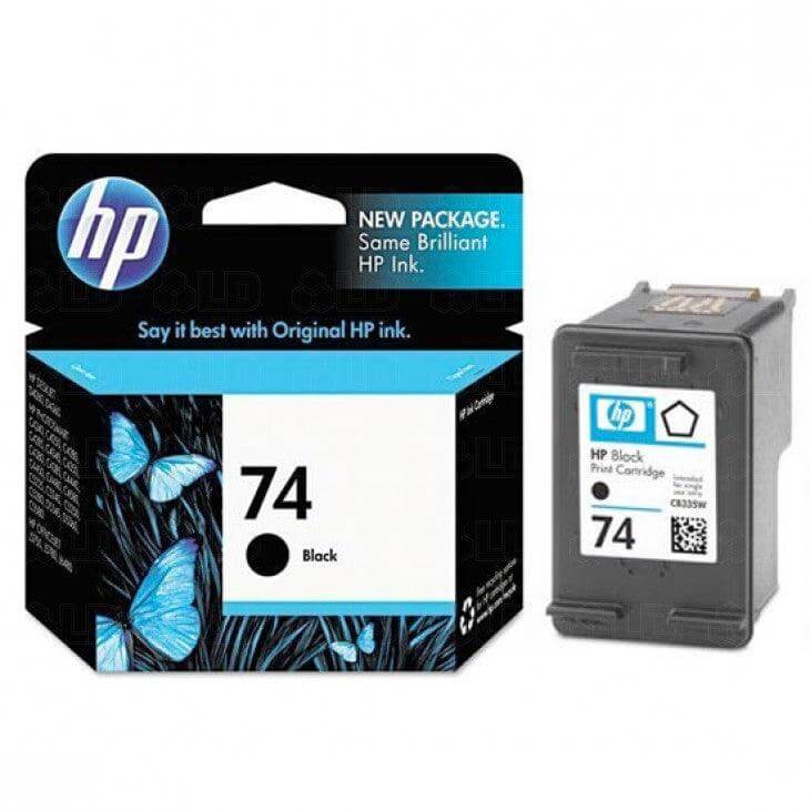 OEM HP 74 CB335WN Ink Cartridge Black 200 Pages - TonerParts