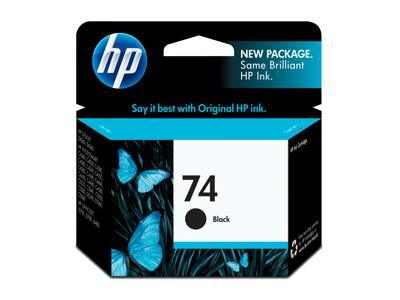OEM HP 74 CB335WN Ink Cartridge Black 200 Pages - TonerParts