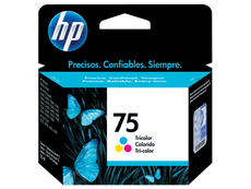 OEM HP 75 CB337WN Ink Cartridge Tri-Color CYM 170 Pages
