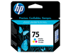 OEM HP 75 CB337WN Ink Cartridge Tri-Color CYM 170 Pages