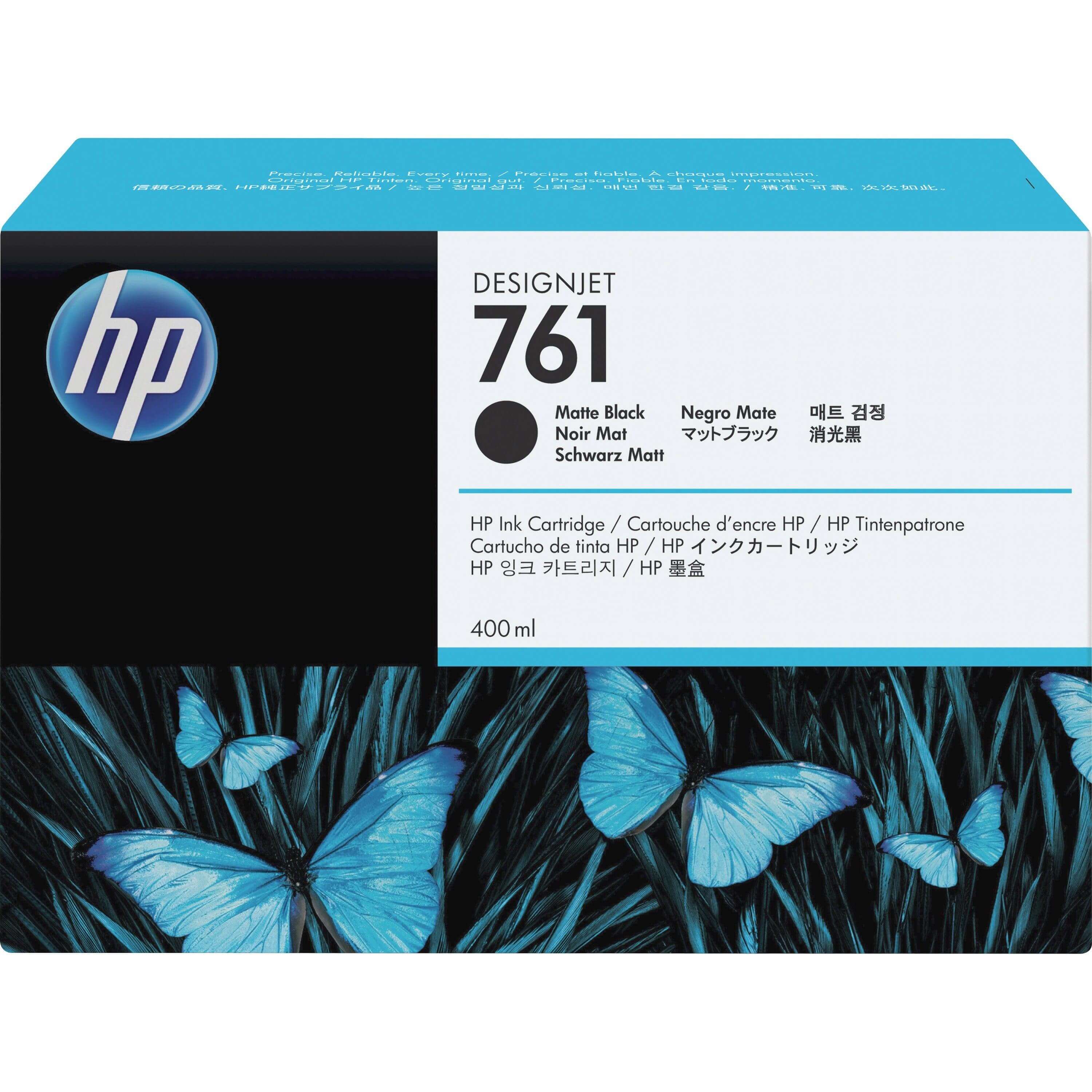 OEM HP 761 CM991A Ink Cartridge Matte Black 400ml - TonerParts