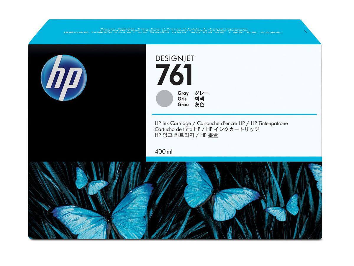 OEM HP 761 CM995A Ink Cartridge Gray 400 ml - TonerParts