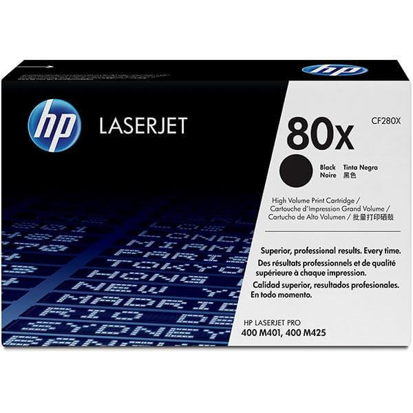OEM HP 80X CF280X Toner Cartridge Black 6.9K - TonerParts