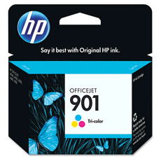 OEM HP 901 CC656AN Ink Cartridge Tri-Color 100 Pages