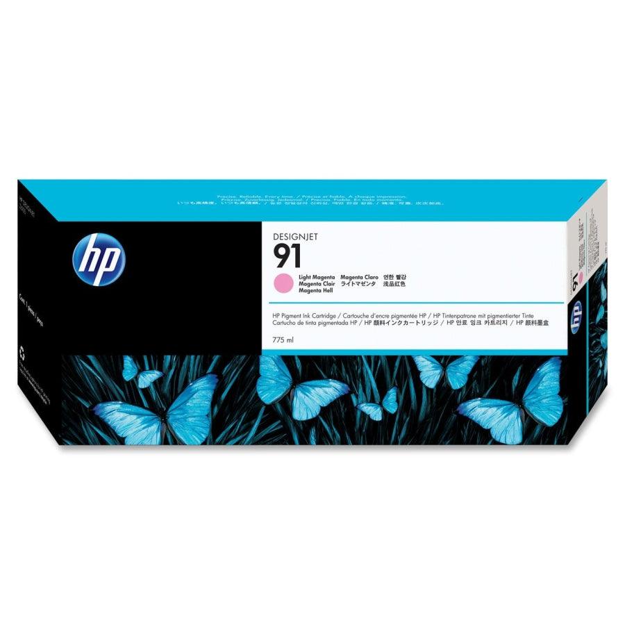 OEM HP 91 C9471A DesignJet Ink Cartridge Light Magenta 775ml - TonerParts
