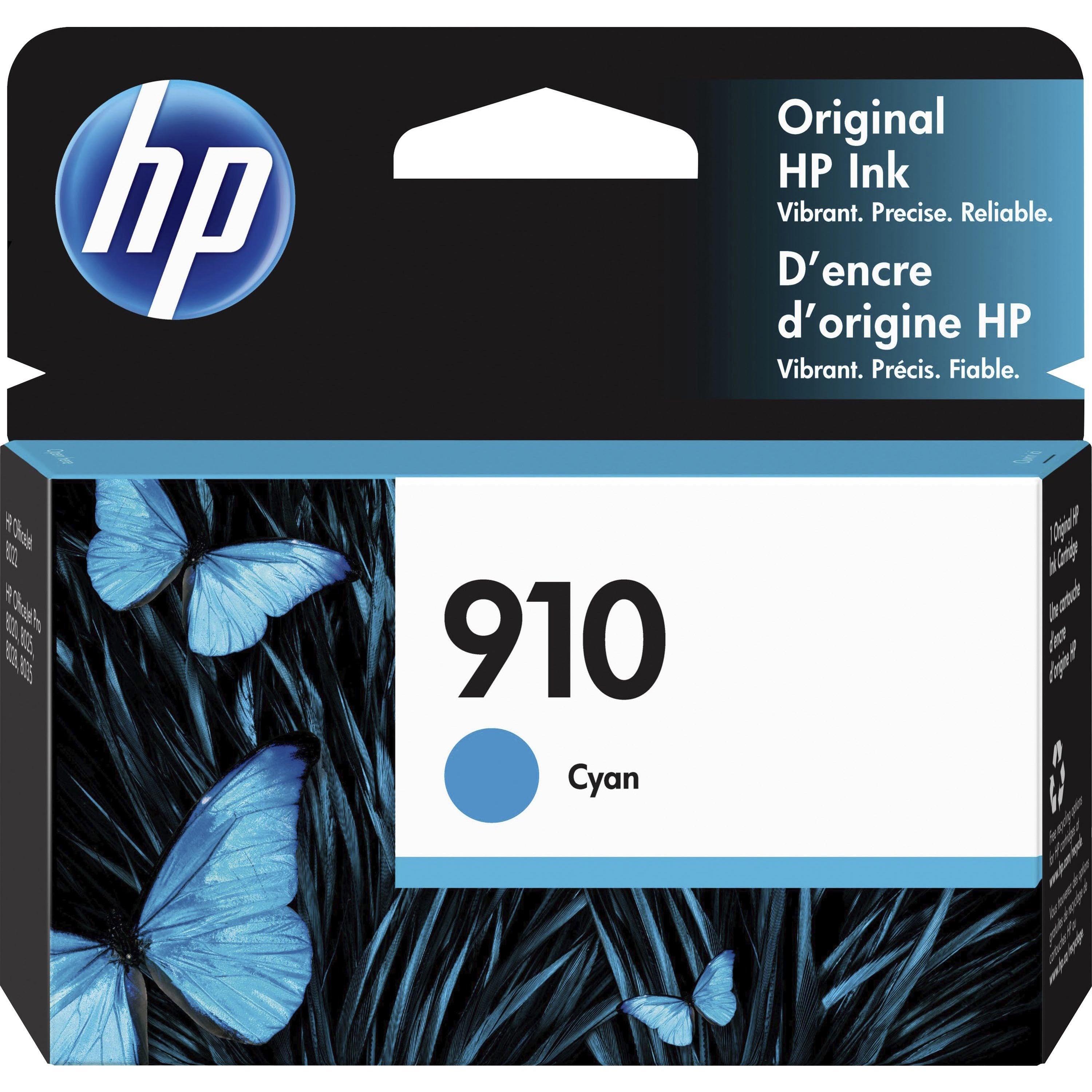 OEM HP 910 3YL58AN Ink Cartridge Cyan 315 Pages - TonerParts