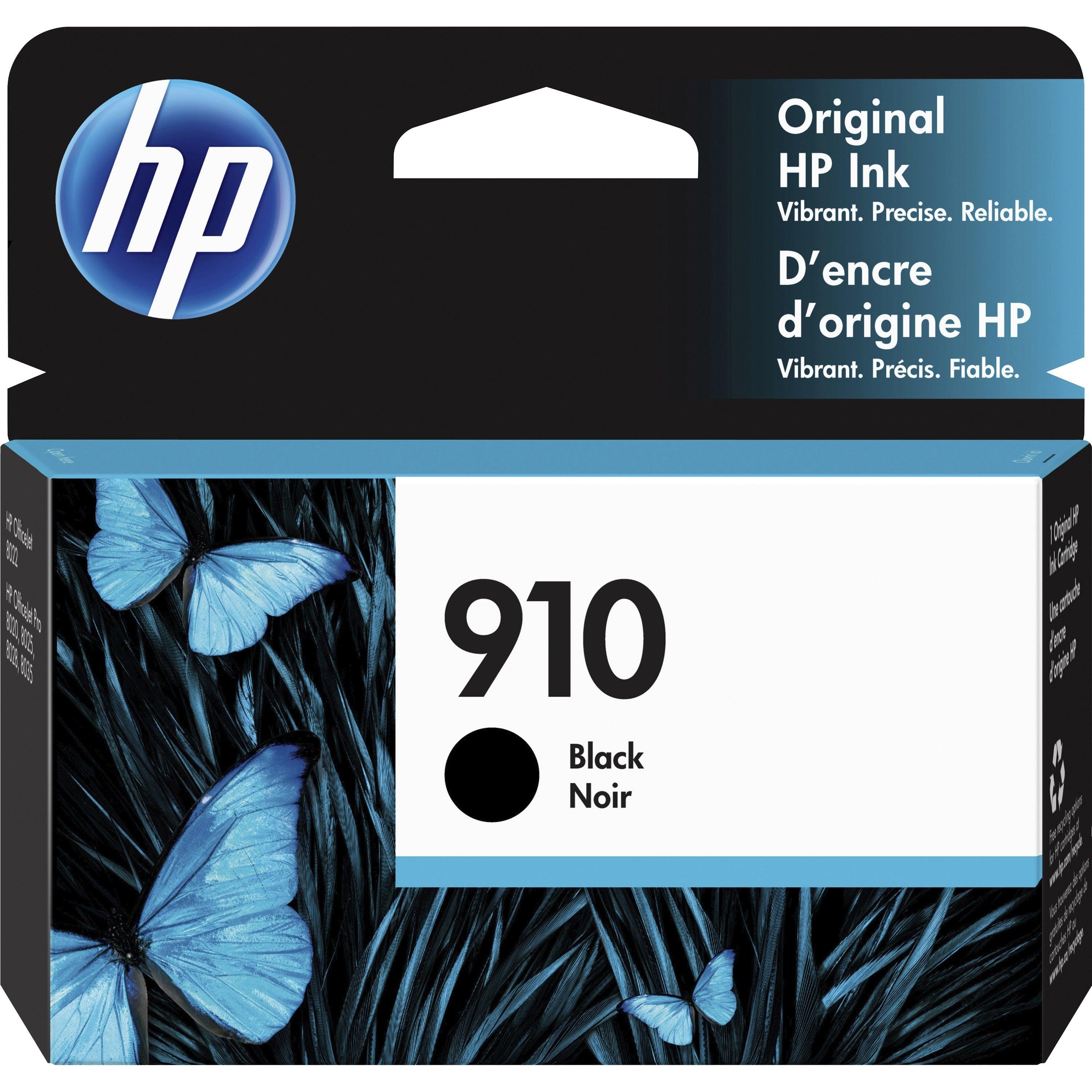 OEM HP 910 3YL61AN Ink Cartridge Black 300 Pages - TonerParts