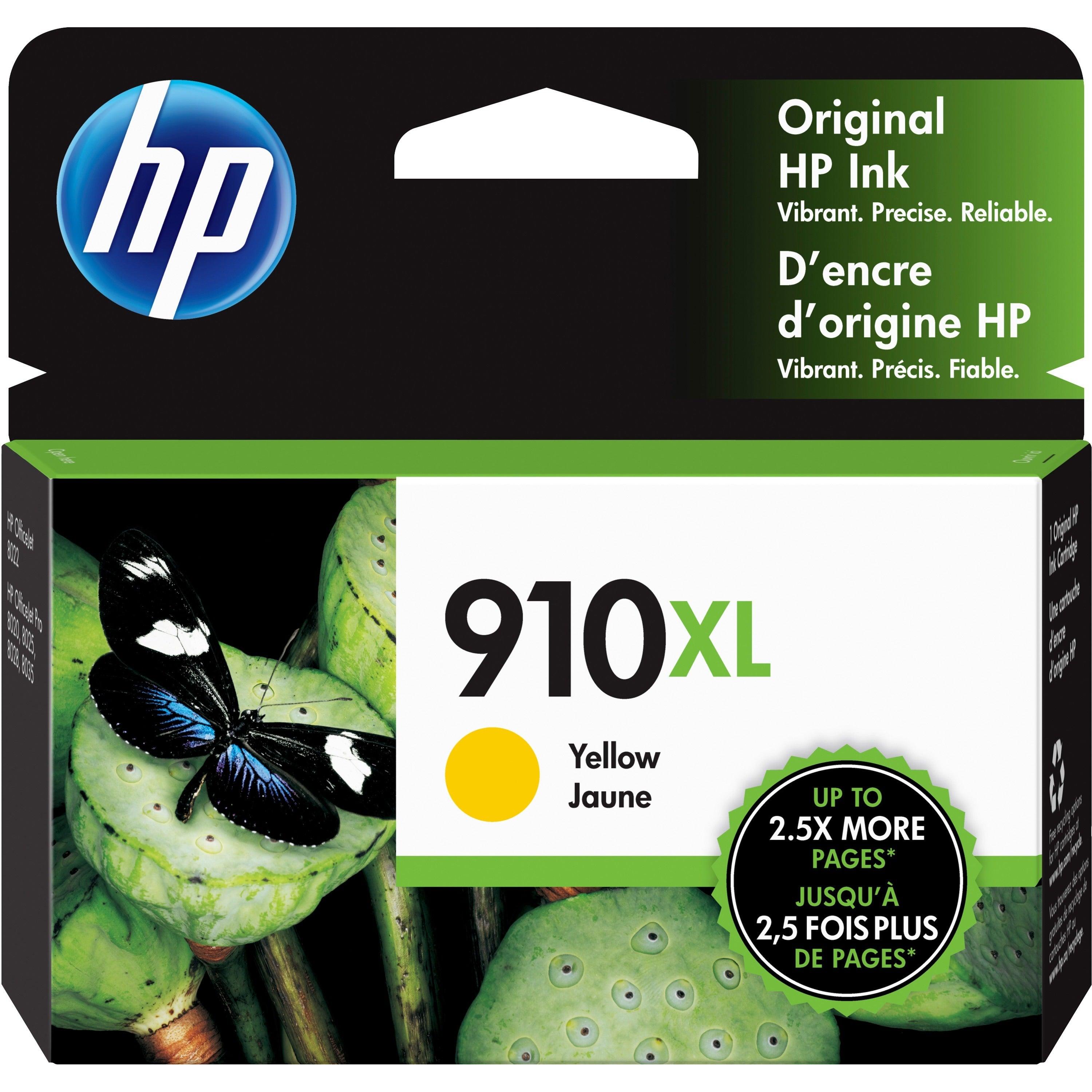 OEM HP 910XL 3YL64AN Ink Cartridge Yellow 825 Pages - TonerParts