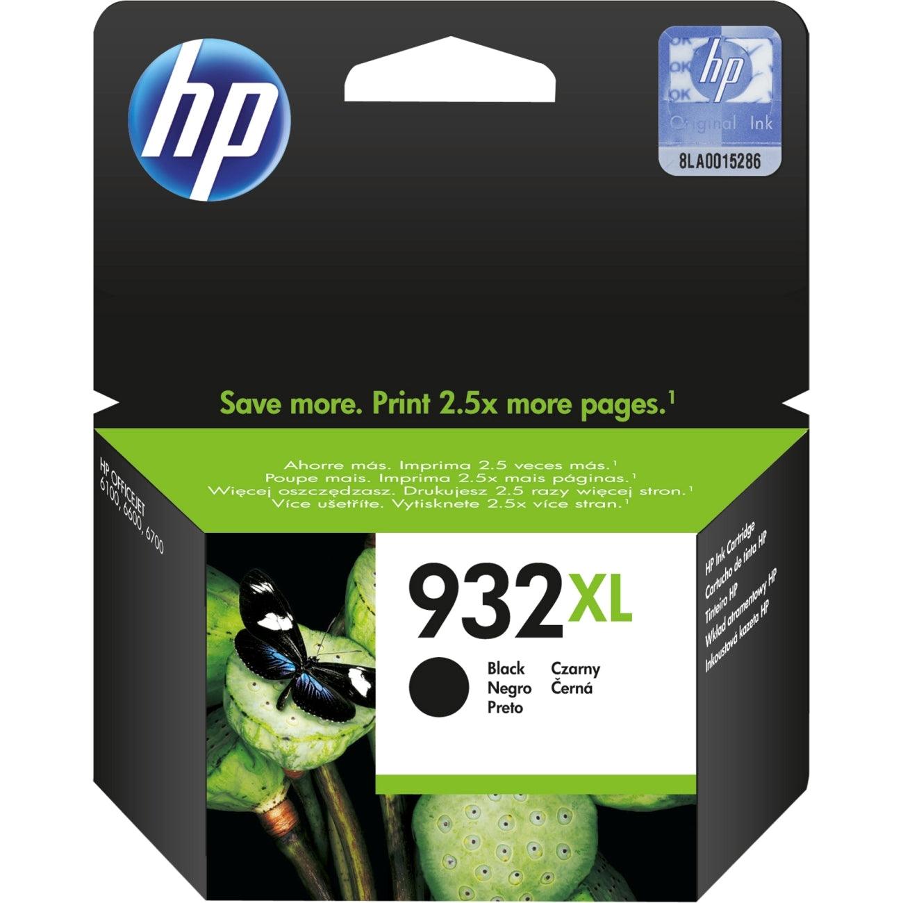 OEM HP 932XL CN053AN InkJet Ink Cartridge Black 1000 Pages - TonerParts