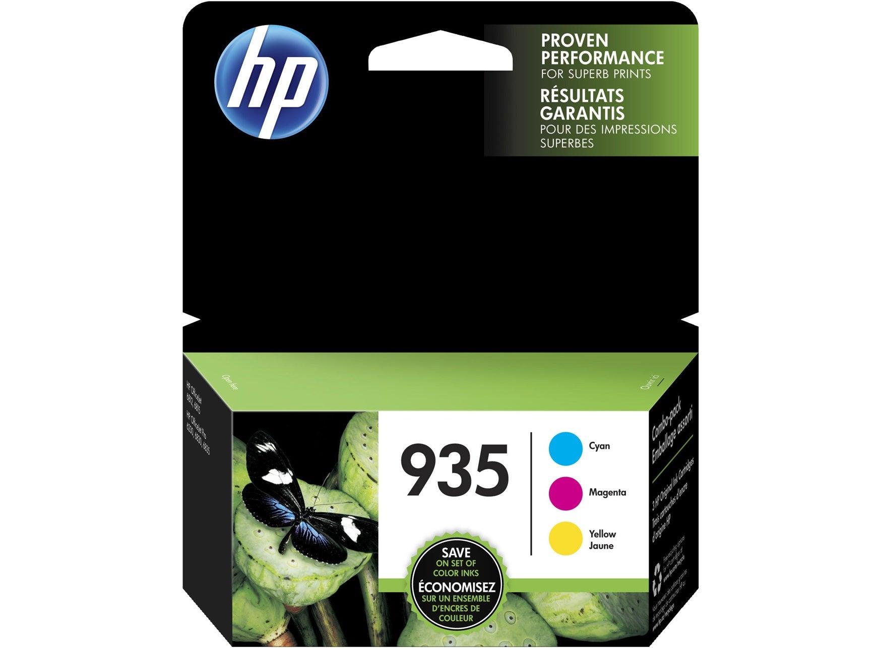 OEM HP 935 N9H65FN Ink Cartridge 3 Pack CYM 400 Pages - TonerParts