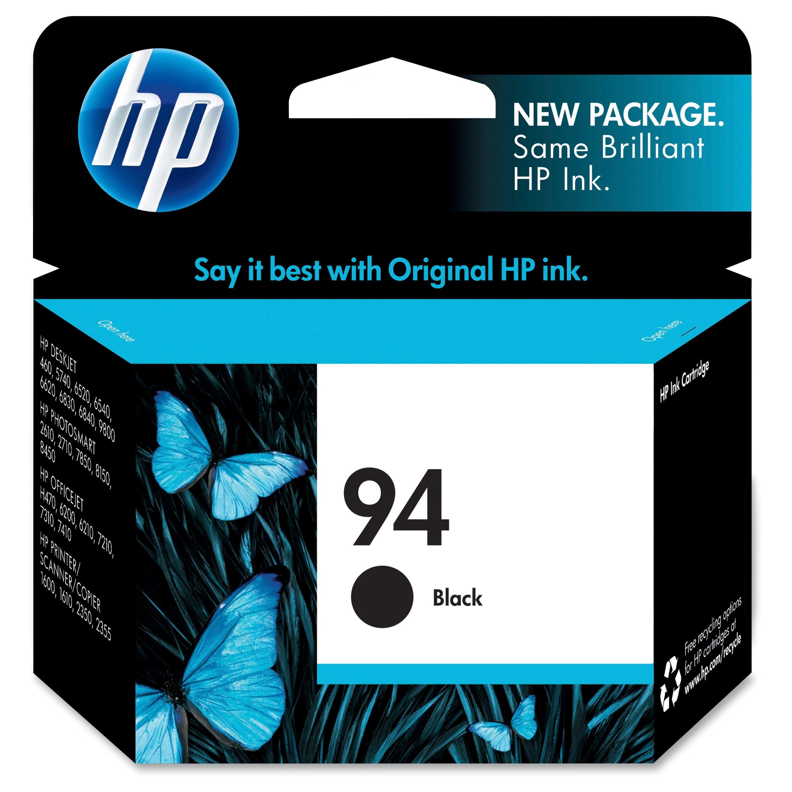OEM HP 94 C8765WC Ink Cartridge Black 450 Pages - TonerParts