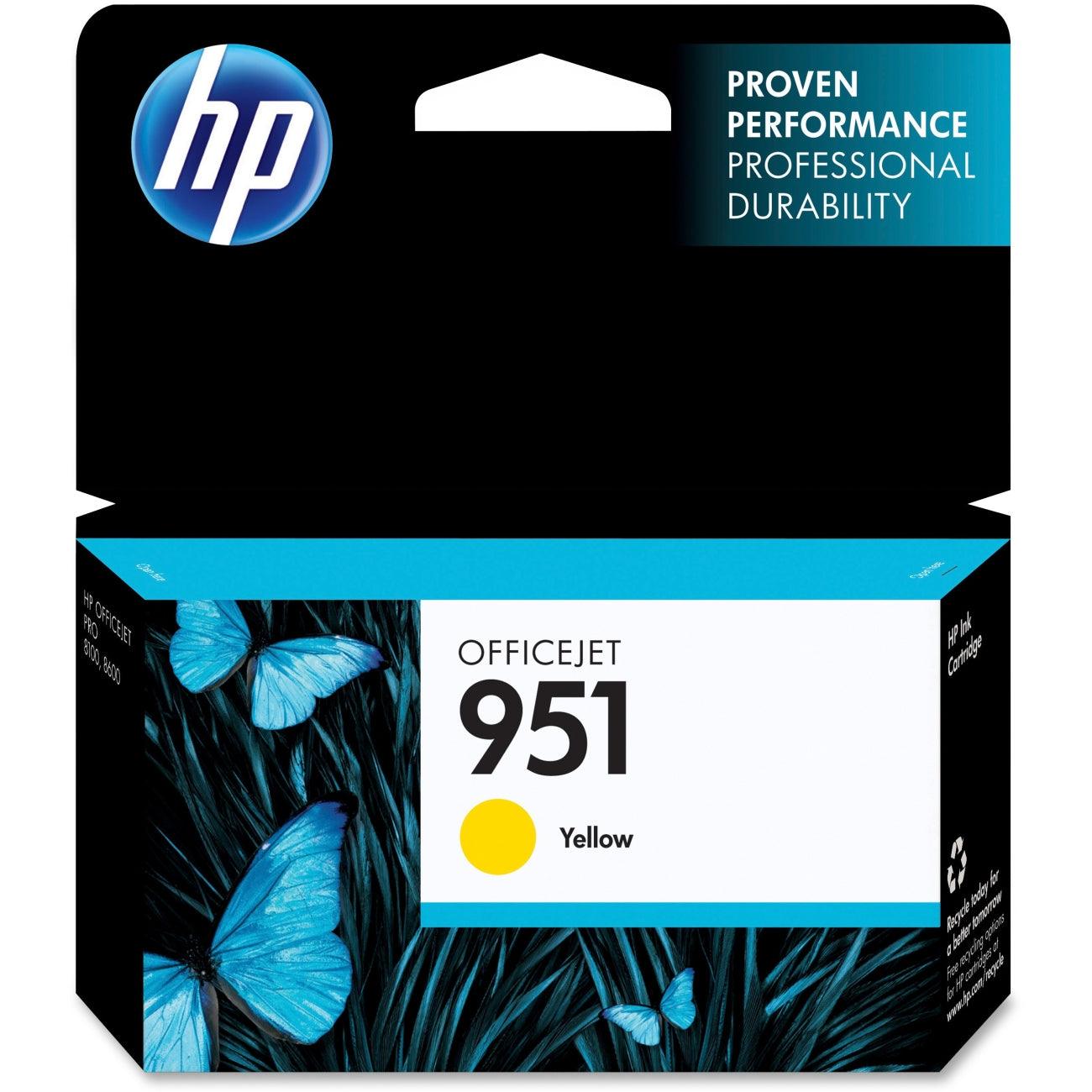 OEM HP 951 CN052AN Ink Cartridge Yellow 700 Pages - TonerParts