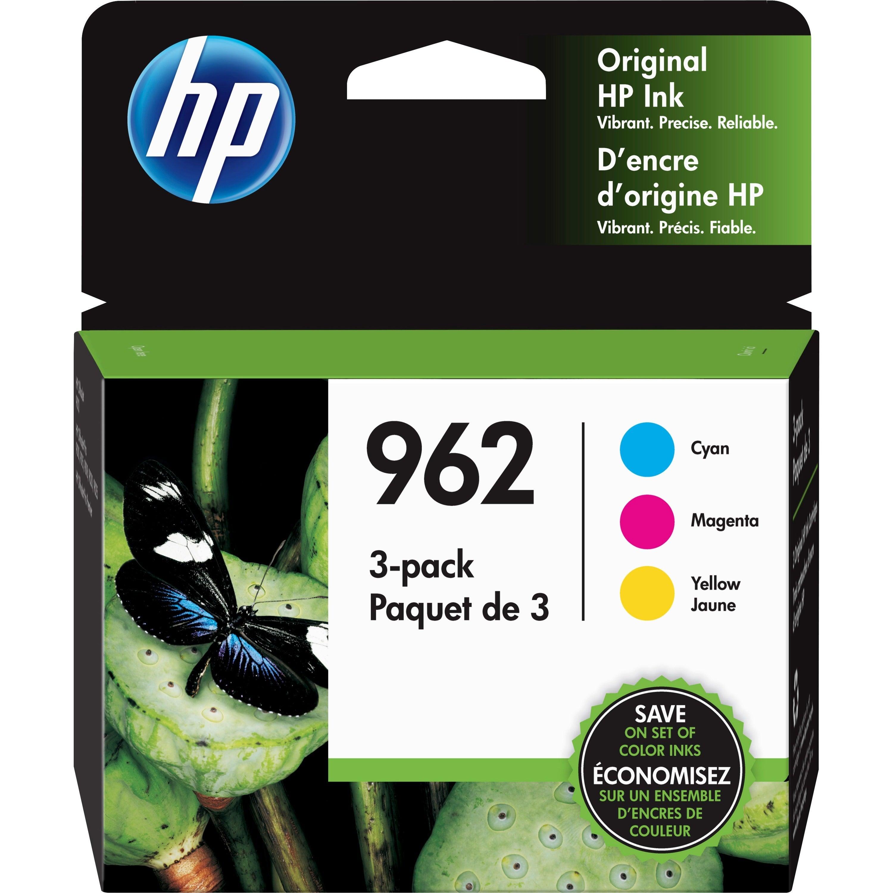 OEM HP 962 3YP00AN Ink Cartridge CYM 700 Pages 3 Pack - TonerParts
