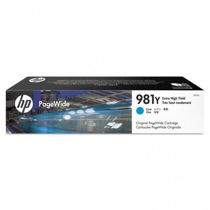 OEM HP 981Y L0R13A PageWide Ink Cartridge Cyan 16K - TonerParts