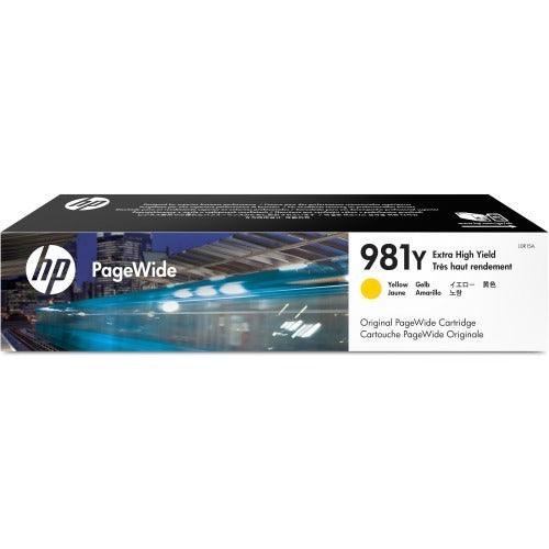 OEM HP 981Y L0R15A PageWide Ink Cartridge Yellow 16K - TonerParts