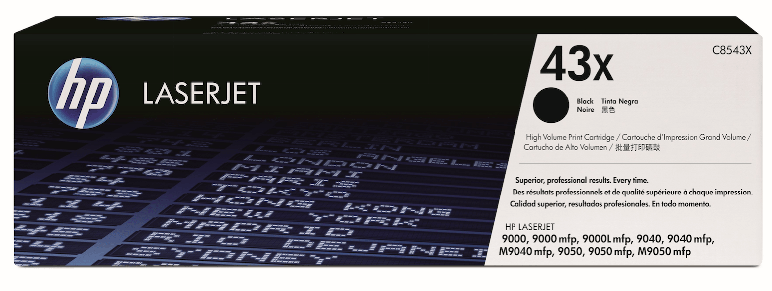 OEM HP C8543X 43X Toner Cartridge Black 30K - TonerParts